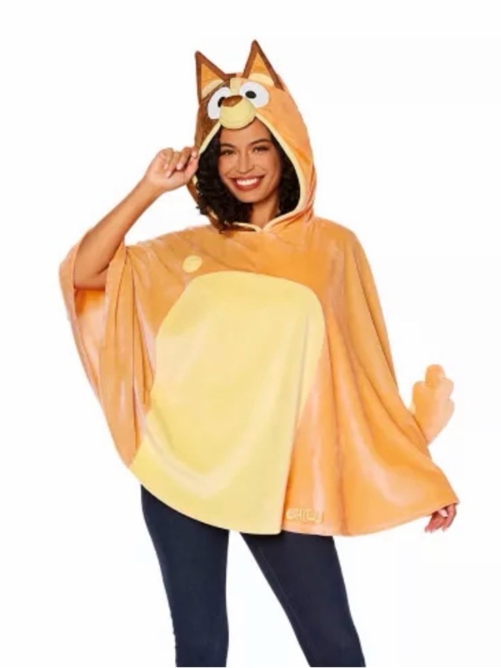 Adult Halloween Chilli Costume Cape - O/S - Bluey